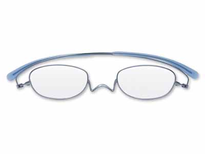 予約　ペーパーグラス　オーバル　ライトブルー　＋3.5写真