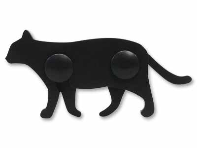 ねこの安心扉ロック　ブラック写真