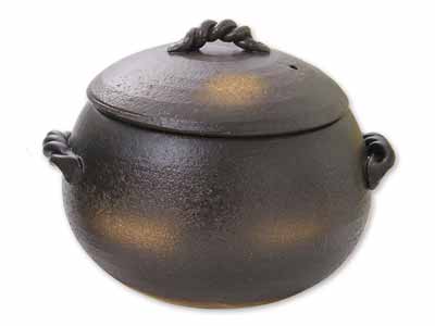 予約 萬古焼 耐熱みすずのごはん鍋(3合用)写真