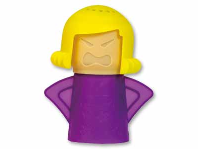 予約　ぷんぷんマミィ　電子レンジスチームクリーナー　イエロー×パープル写真