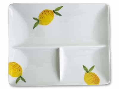 天一印　ワンプレート仕切り　檸檬写真