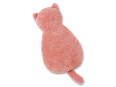 予約　ふわふわにゃんこ湯たんぽ　ローズピンク写真