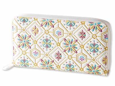 予約　文庫風　36カードたっぷり仕分け財布写真