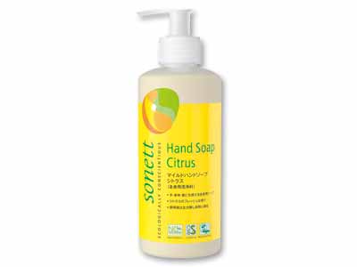 ソネット　マイルドハンドソープ　シトラス（全身用洗浄料）写真