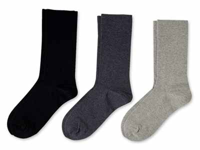 予約　日本製　綿100％ゴムなしメンズソックス写真