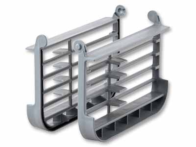 予約　プリスベイス水切りラック　グレー写真