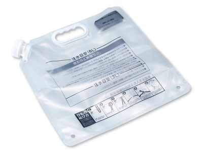 背負えるウォーターバッグ6Ｌ写真