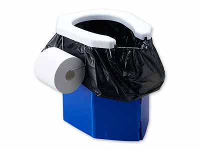 水で洗える組立式簡易トイレ10回分写真