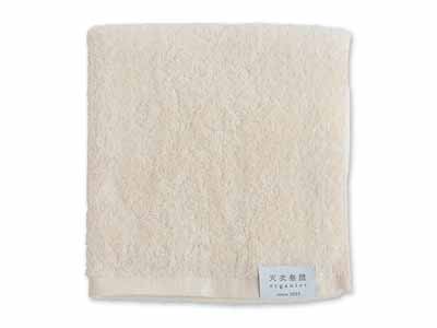 予約　天衣無縫サリュ　フェイスタオル　ベージュ写真