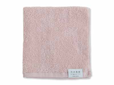 予約　天衣無縫サリュ　フェイスタオル　スモークピンク写真