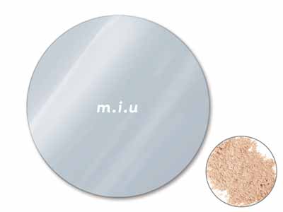 ミュウ　フィニッシングパウダー　セット（ナチュラルベージュ）写真