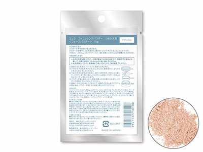 ミュウ　フィニッシングパウダー　つめかえ用（ナチュラル）写真