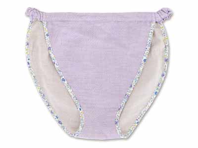 予約　フンディーフンディー　オーガニックコットン　ダブルガーゼ　ラベンダー　Ｌ写真