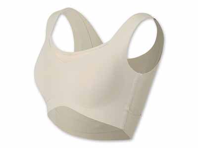 予約　ＲＡＫＵＮＡ　整体ストレッチ感覚磁気ブラ　ライトベージュ　ＬＬ写真