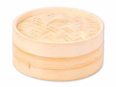 予約　竹製せいろ　21CM写真