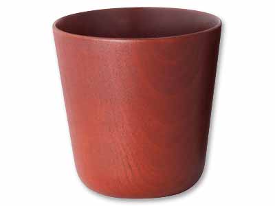 予約 URUSHI CUP あずき色 拭き漆塗写真