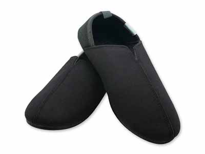 予約　エコワン防災スリッパ・シューズ　Ｌサイズ　ブラック写真