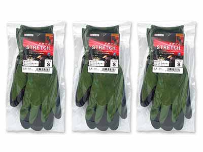 予約　天然ゴム手袋　3双組　Ｓサイズ写真