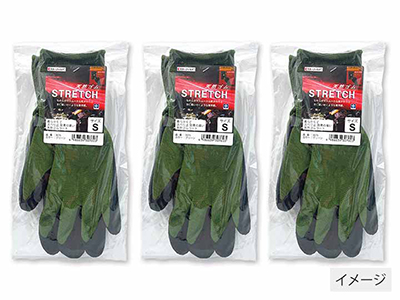 予約　天然ゴム手袋　3双組　Ｍサイズ写真