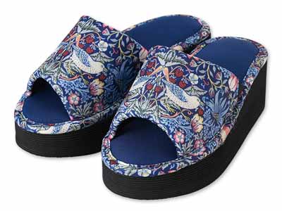 予約　モリスワールドコレクション　厚底らくらくスリッパ　ネイビー　Ｌ写真