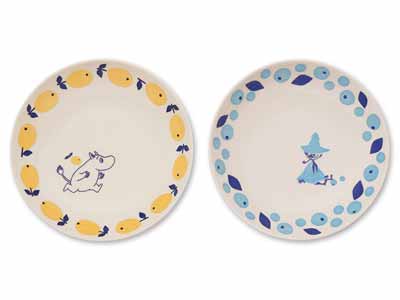 予約　パスタカレー皿2枚セット（ムーミン＆スナフキン）写真