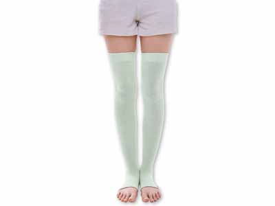 予約　Ｓｏｉ　Ｔｈｅｒｍ　オーバーソックス　ミントグレー写真