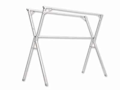 布団も干せる伸縮式コンパクト物干し台写真