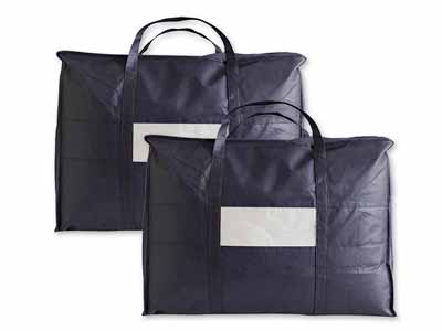 予約　丈夫な羽毛布団収納袋（持ち手付き）2枚組写真