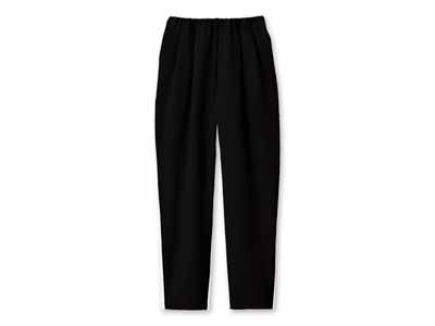 予約　ｅｃｌａＴ　ｓｔｙｌｅキレイ見せタック　パンツ　ブラック　Ｌ写真