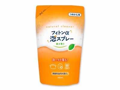 フィトンα泡スプレー　食器用油汚れ落とし　詰替用写真