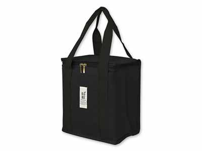 予約　ＢｉｇＢｅｅ　ＢＯＸ型クーラーランチバッグ　シックブラック写真