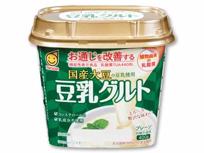 国産大豆の豆乳使用　豆乳グルト写真