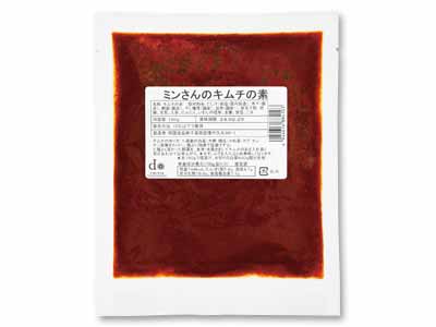 鍋や炒め物にも　ミンさんのキムチの素　（パック）写真