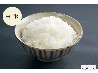 登録　米蔵熟成　稲田稲作研究会のコシヒカリ　白米3KG12回写真