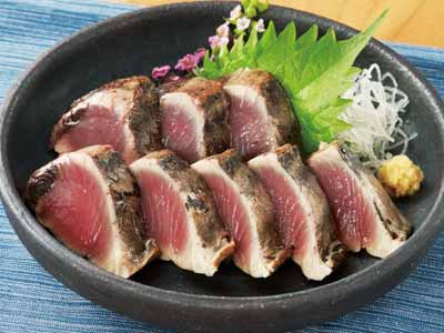 黒潮かつお海道藁焼き上りかつお/高知編写真