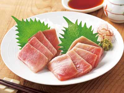 天然南まぐろ中トロ切落し(刺身用)写真