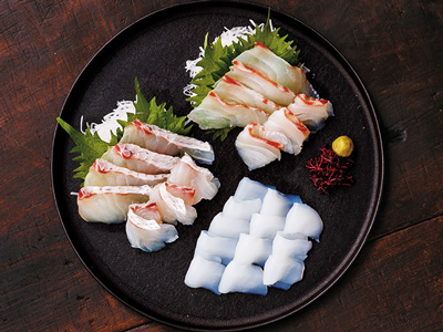 五島産 鯛とあおりいかセット(刺身用)写真