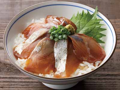 日本海産いなだ漬け丼写真