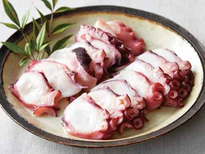 阿久根産　地真だこの酢だこ写真