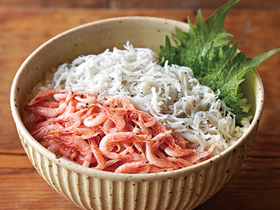 駿河湾産釜揚げしらす&釜揚げ桜えびセット写真