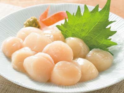 オホーツク産 ほたて貝柱(刺身用)写真