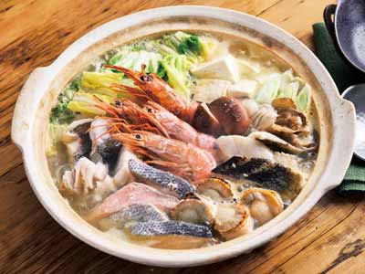 豪華海鮮5種　寄せ鍋セット（魚介だし付）写真