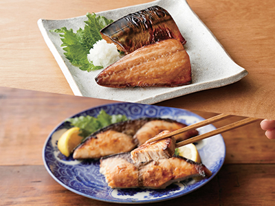 焼くだけでメインに　漬け込み魚セット写真