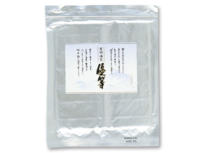 成清さんの有明一番摘み　優等・焼海苔写真