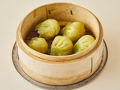 翡翠蒸し餃子写真