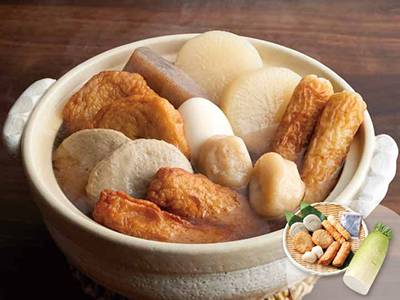 【5％ポイント】出雲別所蒲鉾店のおでんセット＆大根1／2写真