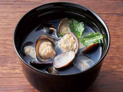 そのまま使える　鳥取県産大粒しじみ写真