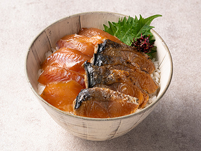 頒布会キャンセル分販売・新潟県産さわらとめばるの漬け丼（醤油味）写真