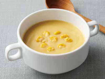まろやか濃厚　豆乳入りコーンポタージュ写真