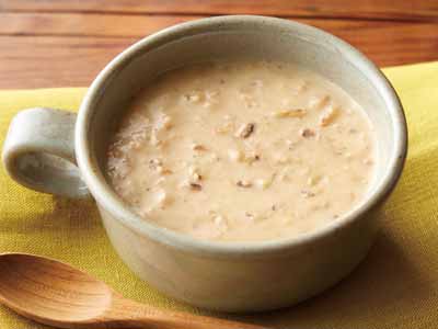 国産きのこ3種の濃厚ポタージュスープ写真